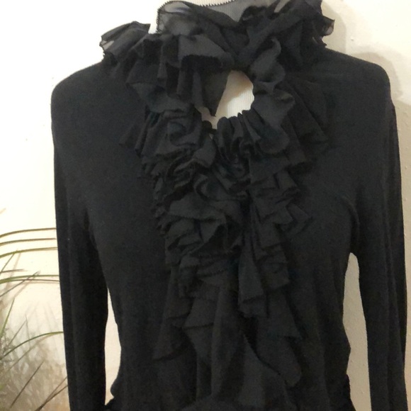 109: M M Couture by Miss Me Ladies long sleeve top - Picture 3 of 5